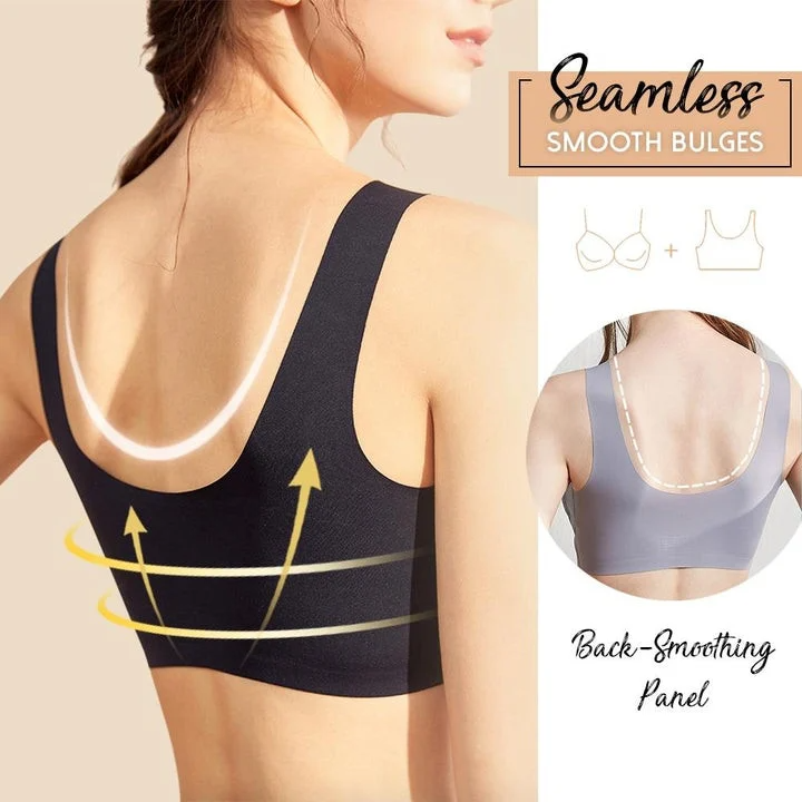 5D Seamless Bra Wireless Lace Bra Plus Size For Women