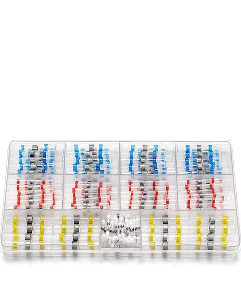 Solder Seal Wire Connectors Heat Shrink Waterproof Electrical Wire Terminals Connectors Kit
