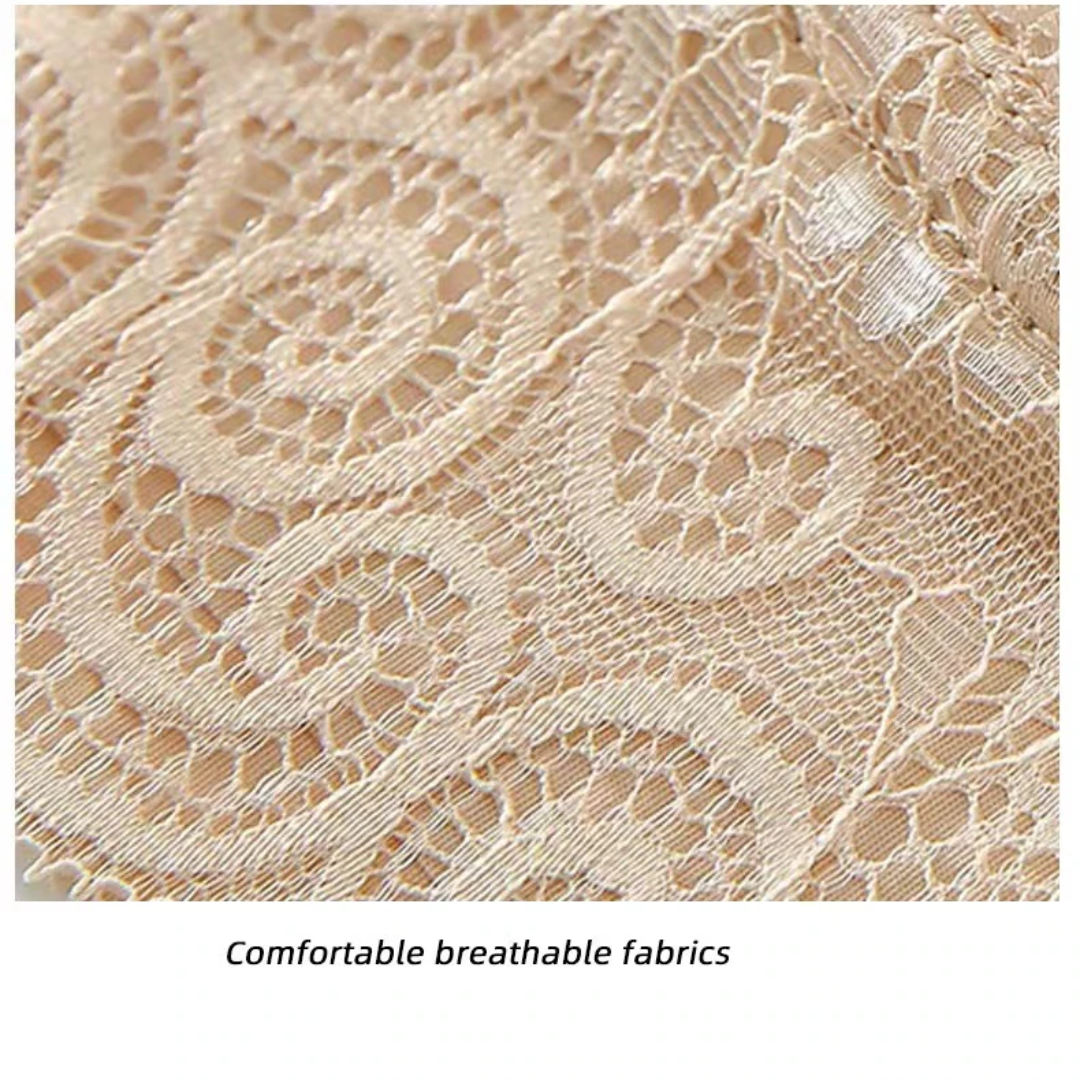 Lismali Seamless Bra Wireless Push Up Lace Bra Large Size For Women