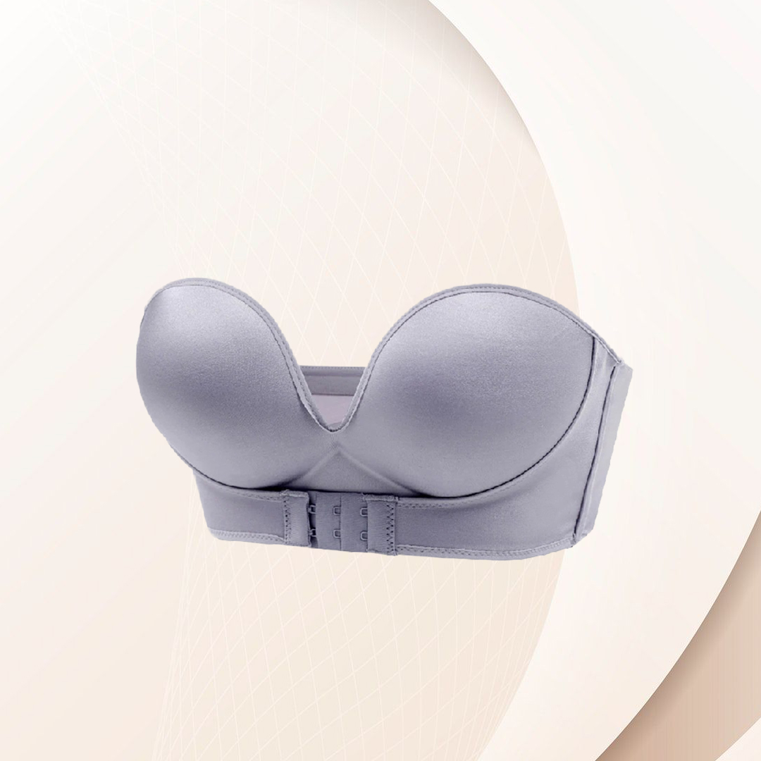 Lismali Bra - Front Buckle Strapless Wireless Bra