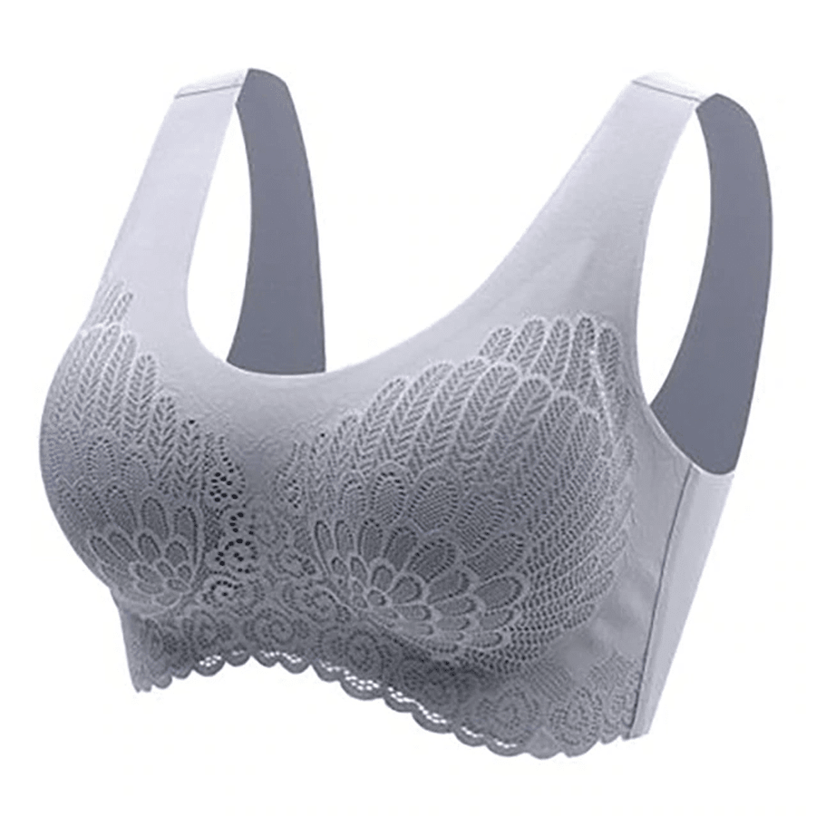 5D Seamless Bra Wireless Lace Bra Plus Size For Women