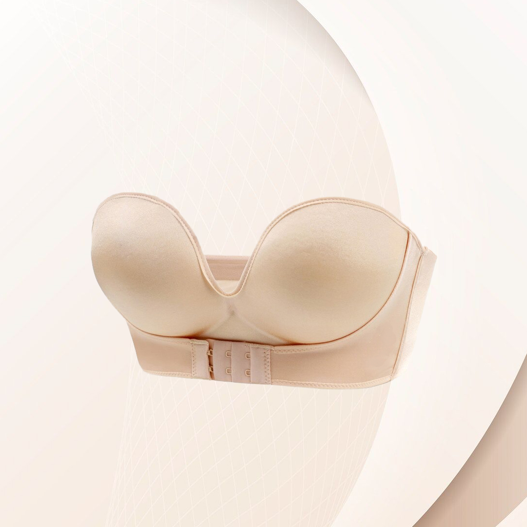Lismali Bra - Front Buckle Strapless Wireless Bra