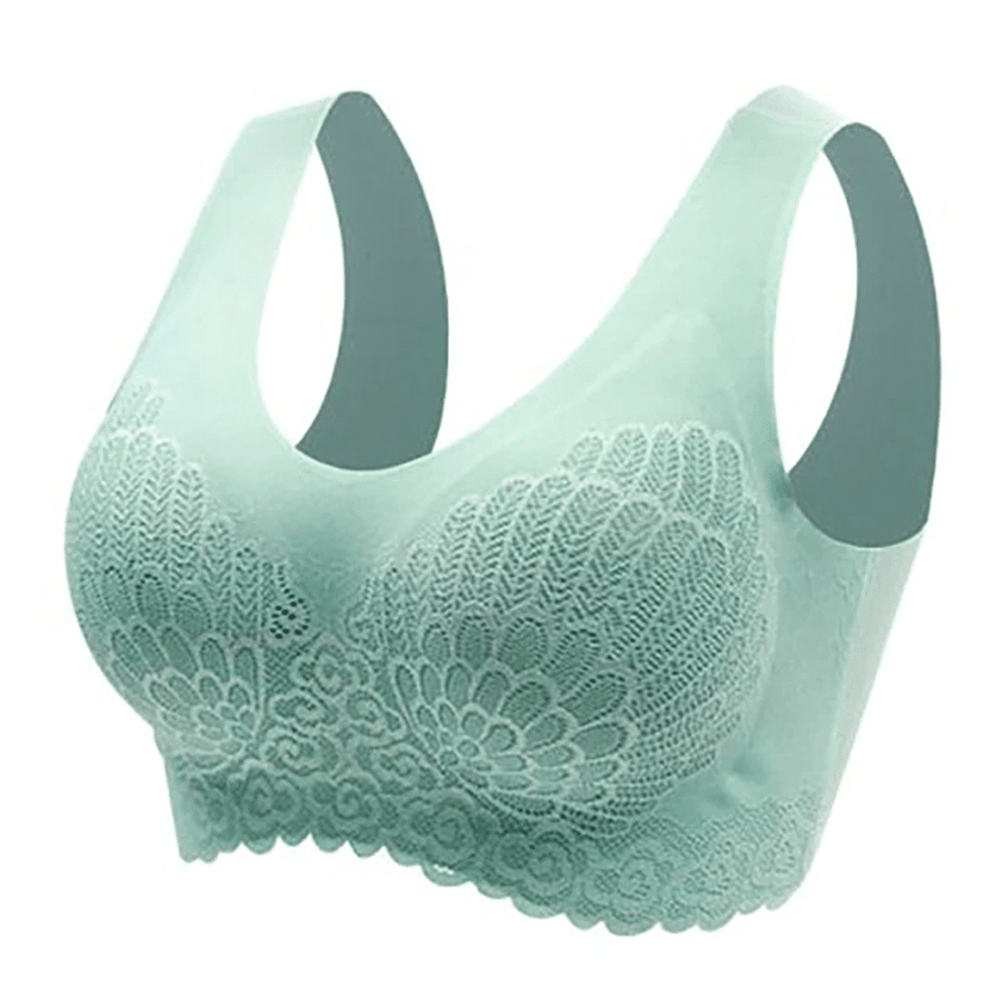 5D Seamless Bra Wireless Lace Bra Plus Size For Women