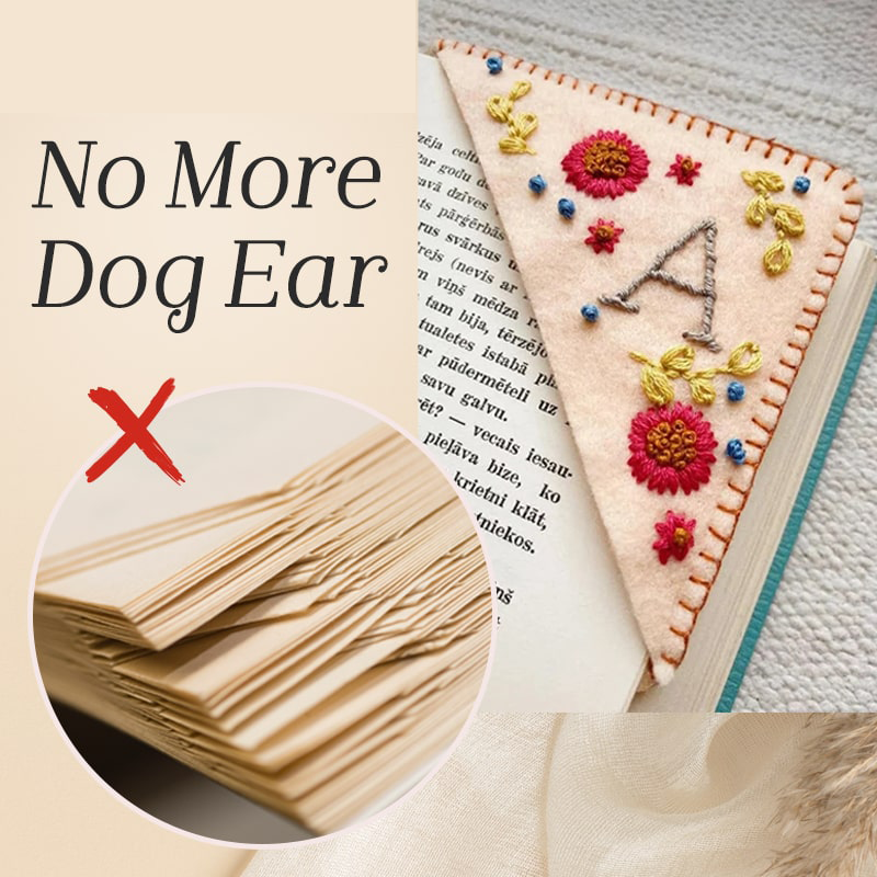 Lismali - Personalized Hand Embroidered Corner Bookmark