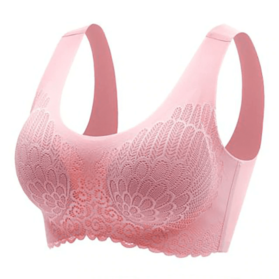 5D Seamless Bra Wireless Lace Bra Plus Size For Women