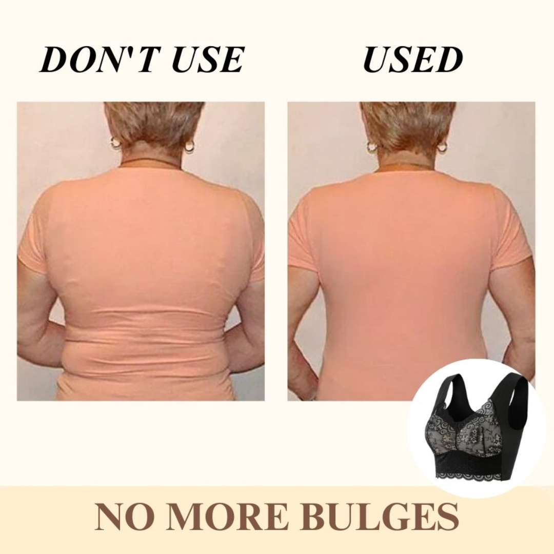 Lismali Seamless Bra Wireless Push Up Lace Bra Large Size For Women