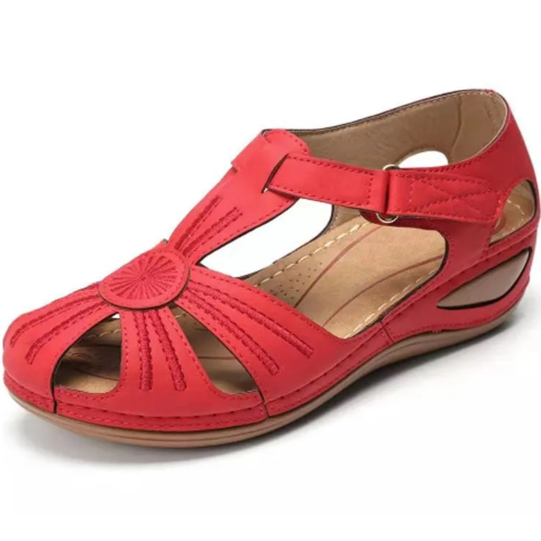 Airfleek Closed Toe Extra Wide Toe Box Sandals For Bunions