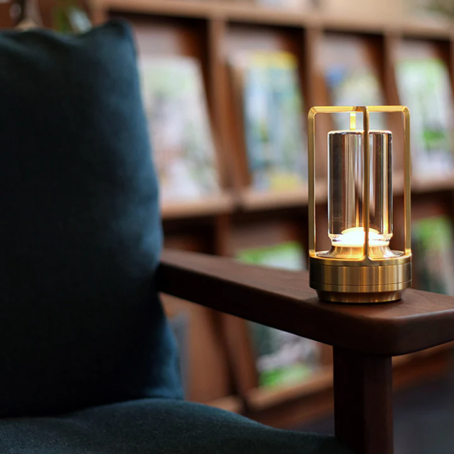 Lismali Home and Decor Ambient Table Lamp - Dimmable And Rechargeable Waterproof Desk Light