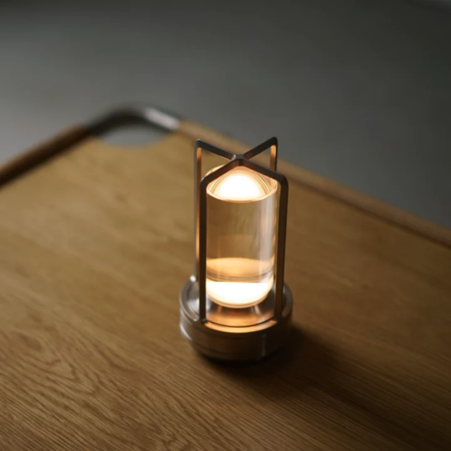 Lismali Home and Decor Ambient Table Lamp - Dimmable And Rechargeable Waterproof Desk Light