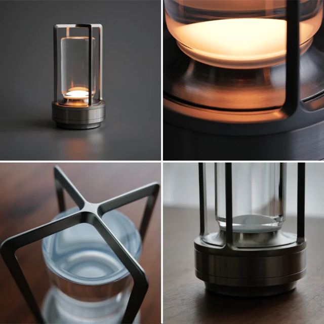 Lismali Home and Decor Ambient Table Lamp - Dimmable And Rechargeable Waterproof Desk Light