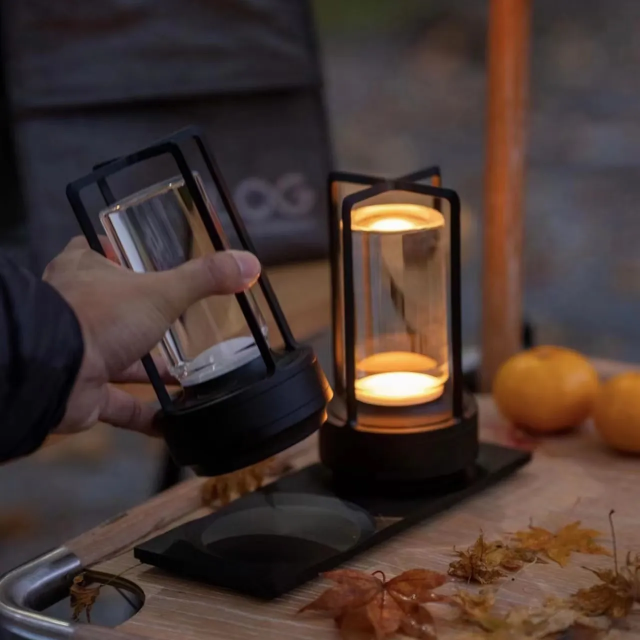 Lismali Home and Decor Ambient Table Lamp - Dimmable And Rechargeable Waterproof Desk Light