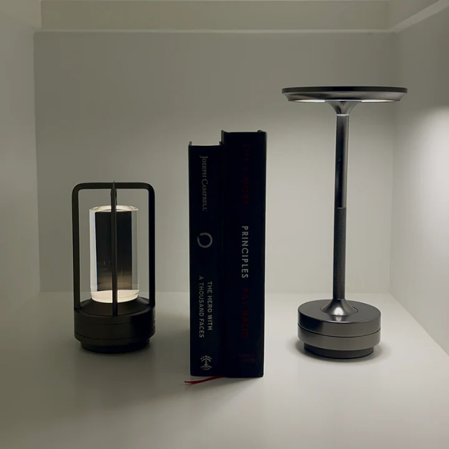 Lismali Home and Decor Ambient Table Lamp - Dimmable And Rechargeable Waterproof Desk Light