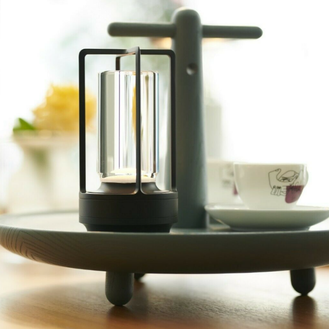 Lismali Home and Decor Ambient Table Lamp - Dimmable And Rechargeable Waterproof Desk Light