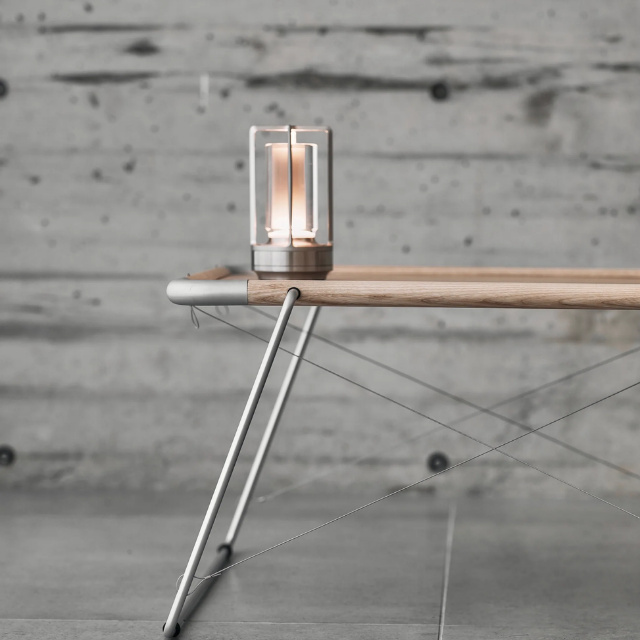 Lismali Home and Decor Ambient Table Lamp - Dimmable And Rechargeable Waterproof Desk Light