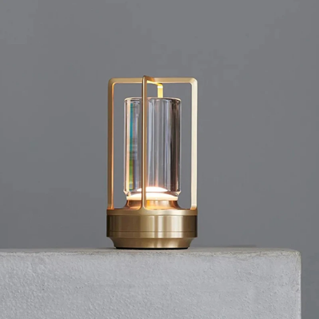 Lismali Home and Decor Ambient Table Lamp - Dimmable And Rechargeable Waterproof Desk Light