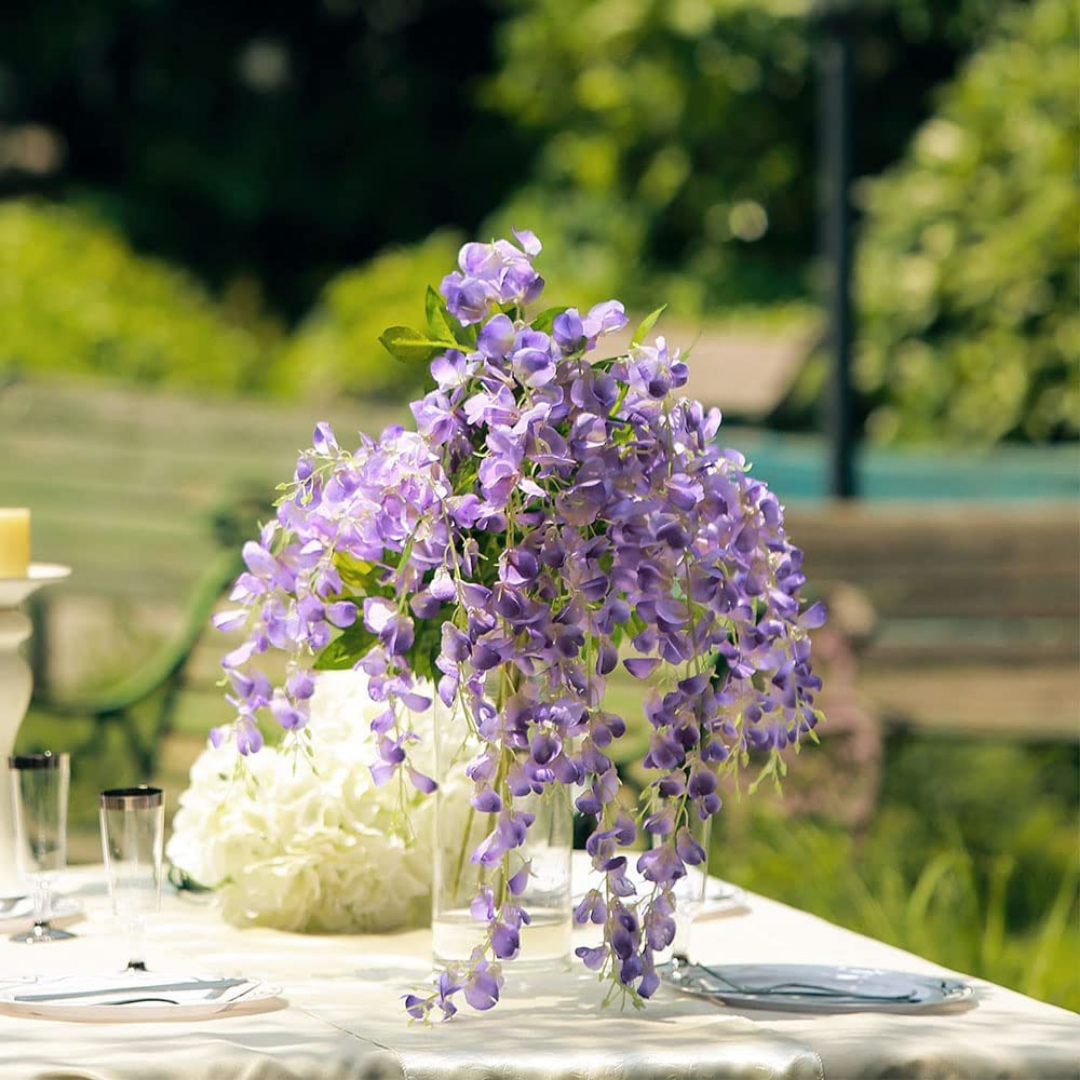 Lismali Home and Decor Artificial Silk Flower Vines