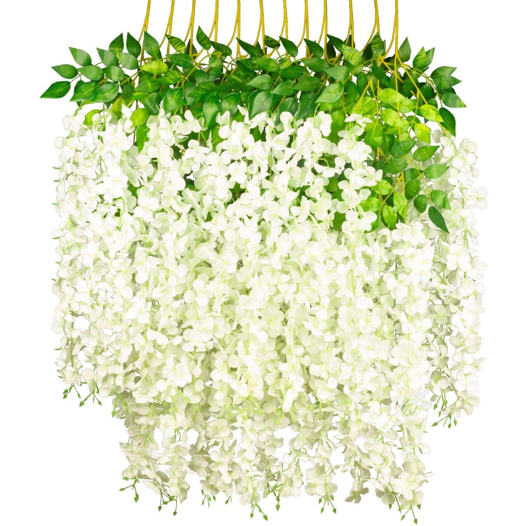 Lismali Home and Decor Artificial Silk Flower Vines