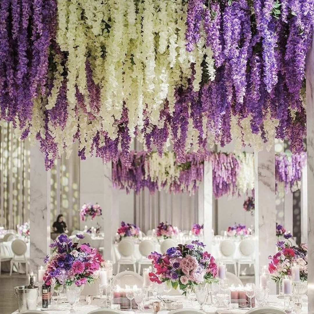 Lismali Home and Decor Artificial Silk Flower Vines