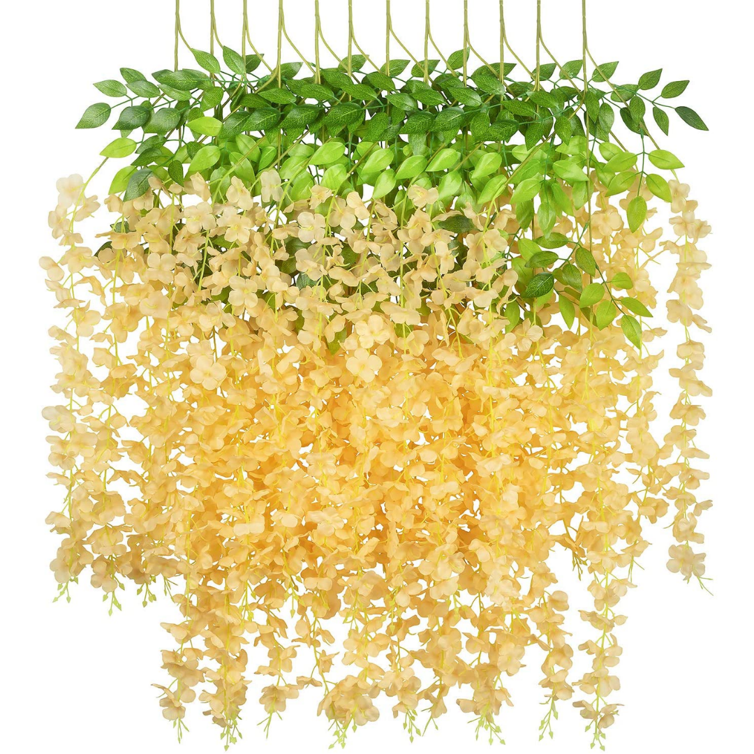 Lismali Home and Decor Artificial Silk Flower Vines