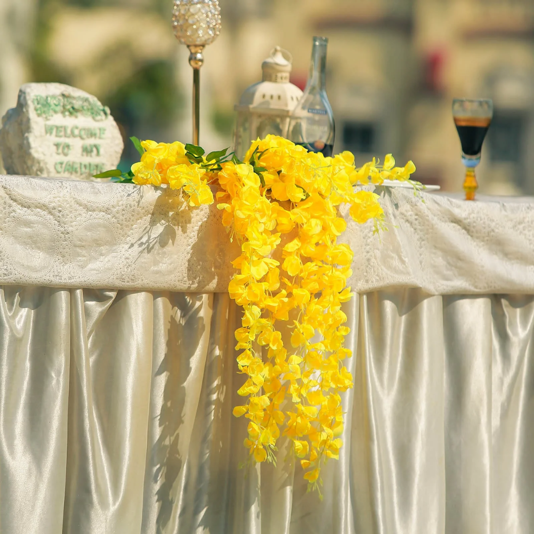 Lismali Home and Decor Artificial Silk Flower Vines