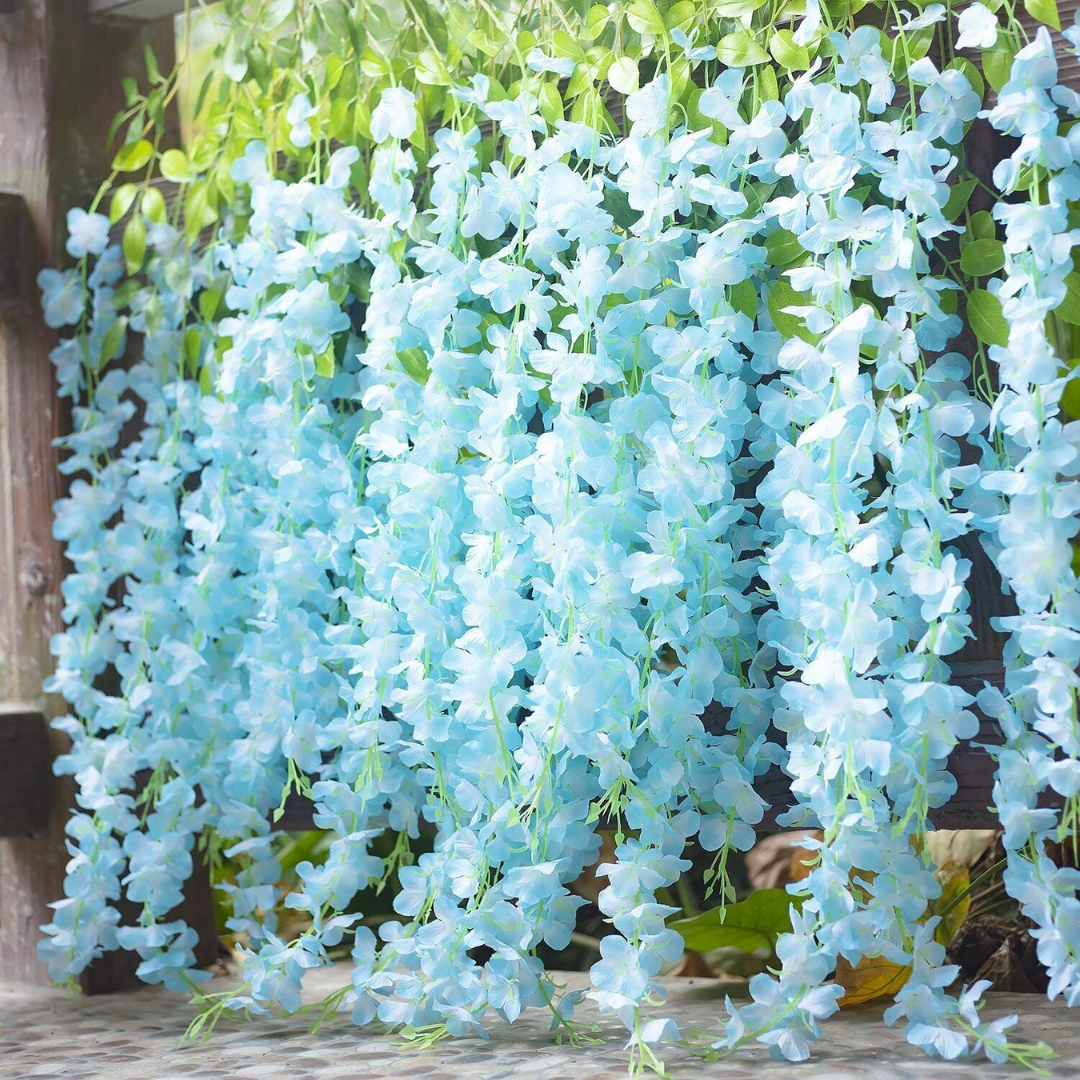 Lismali Home and Decor Artificial Silk Flower Vines