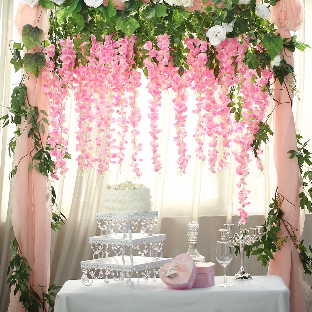 Lismali Home and Decor Artificial Silk Flower Vines