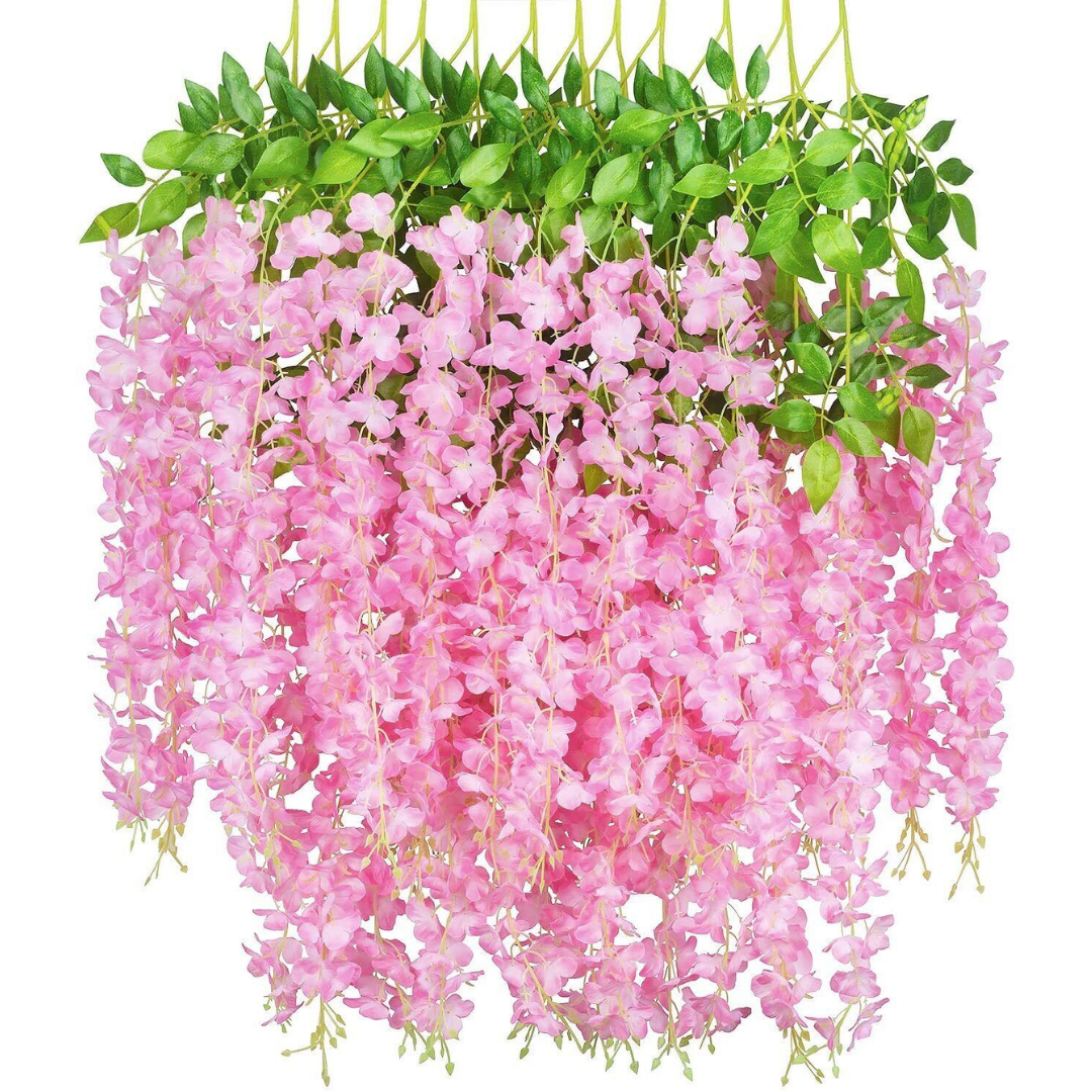 Lismali Home and Decor Artificial Silk Flower Vines