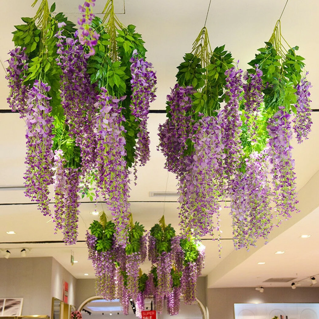 Lismali Home and Decor Artificial Silk Flower Vines