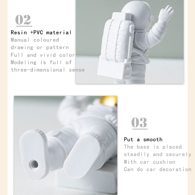 Lismali Home and Decor Astronaut Figurines Set For Home Decor And Ornament Gifts