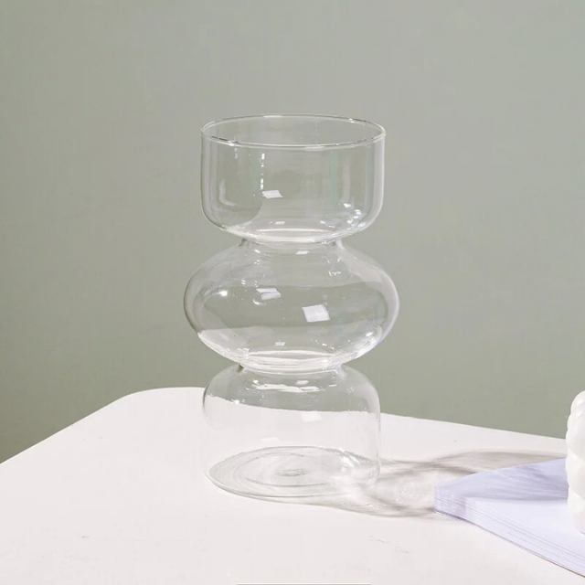 Lismali Home and Decor Bubble Glass Vase
