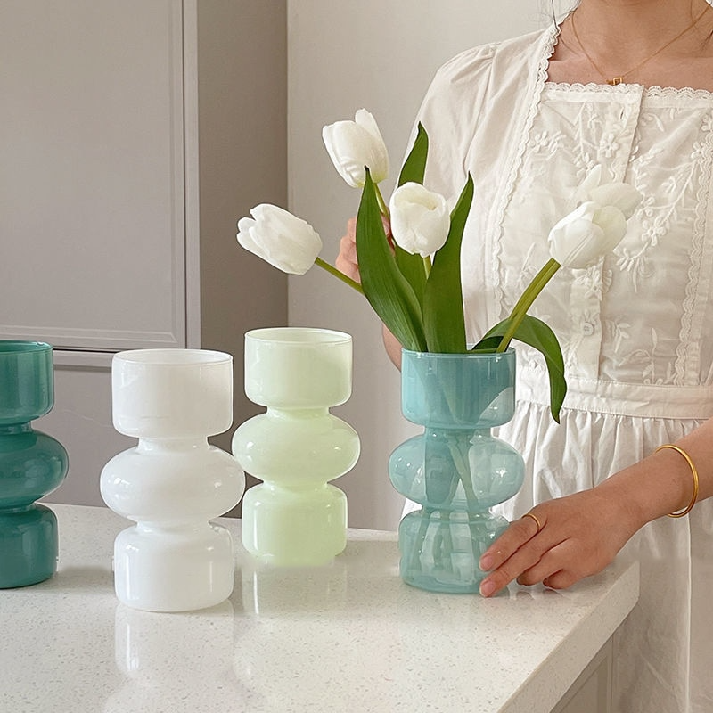 Lismali Home and Decor Bubble Glass Vase