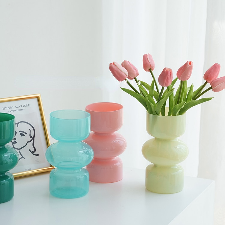 Lismali Home and Decor Bubble Glass Vase