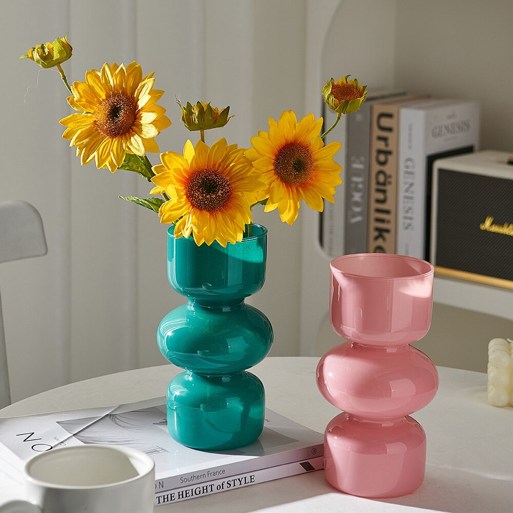 Lismali Home and Decor Bubble Glass Vase