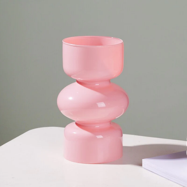 Lismali Home and Decor Bubble Glass Vase