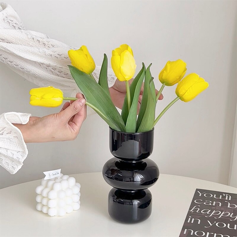 Lismali Home and Decor Bubble Glass Vase