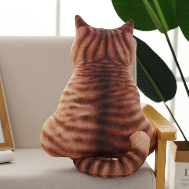 Lismali Home and Decor Cute Cat Throw Pillow