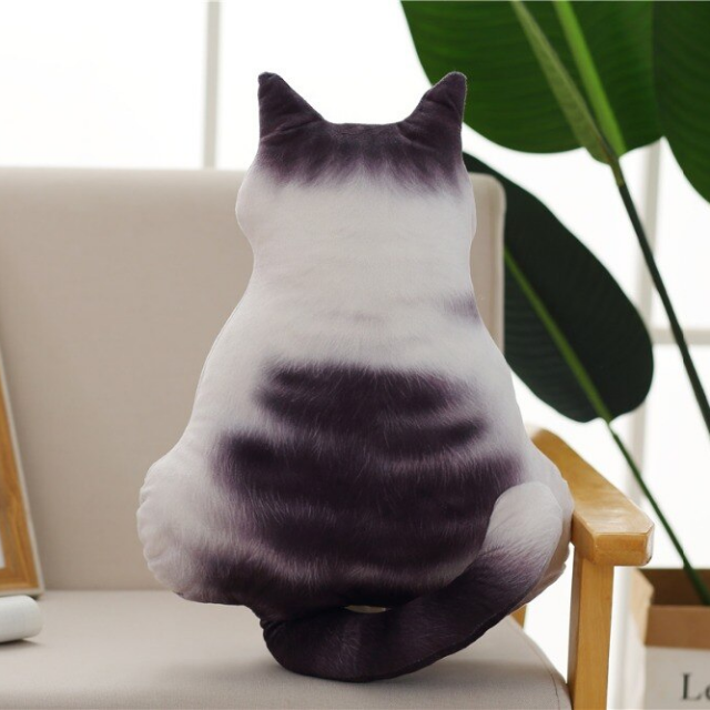 Lismali Home and Decor Cute Cat Throw Pillow