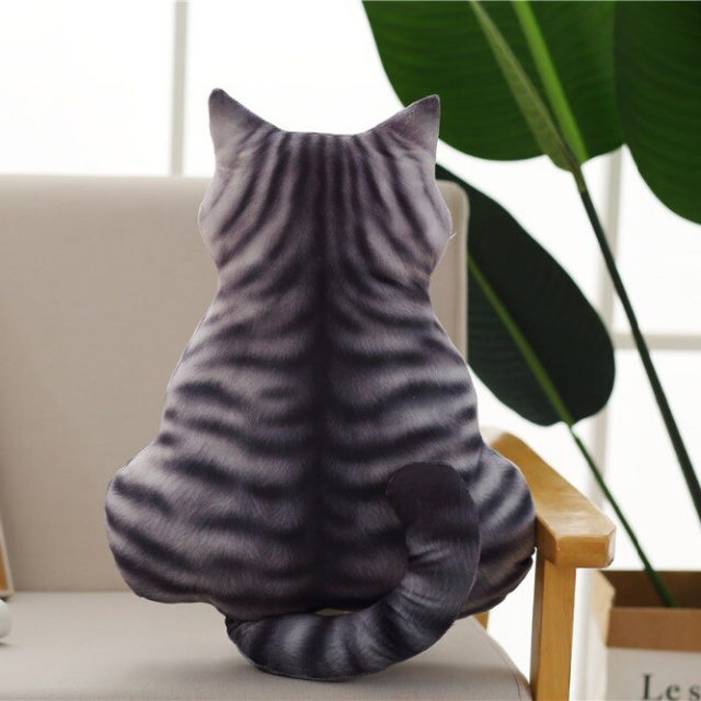 Lismali Home and Decor Cute Cat Throw Pillow