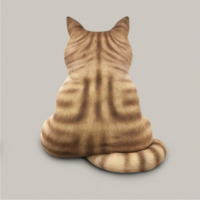 Lismali Home and Decor Cute Cat Throw Pillow