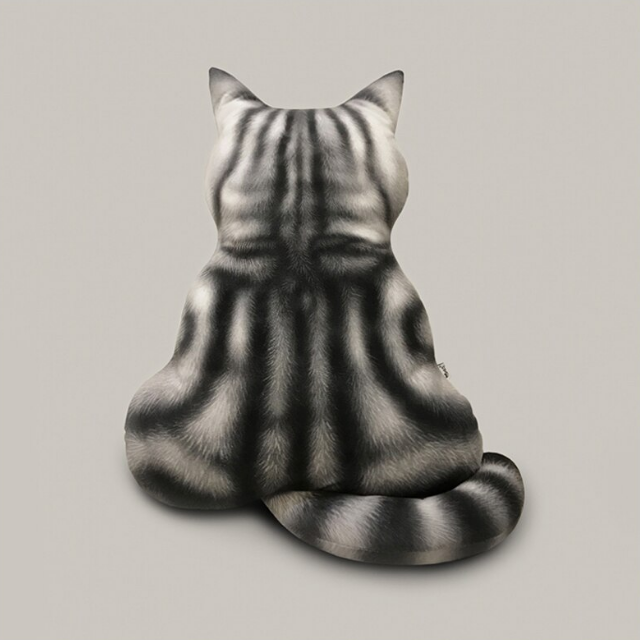 Lismali Home and Decor Cute Cat Throw Pillow