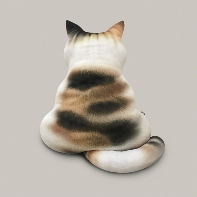 Lismali Home and Decor Cute Cat Throw Pillow