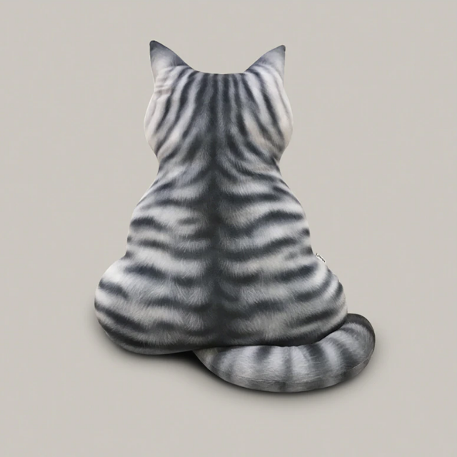 Lismali Home and Decor Cute Cat Throw Pillow