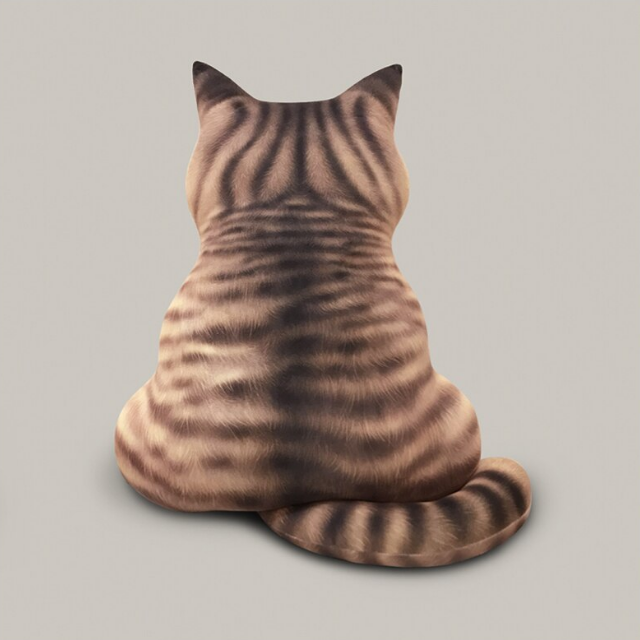 Lismali Home and Decor Cute Cat Throw Pillow