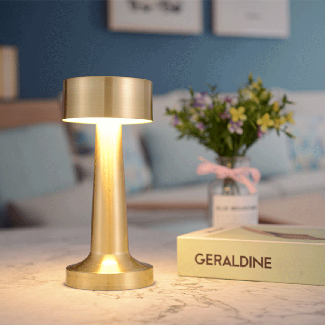 Lismali Home and Decor Dumbbell Cordless Table Lamp