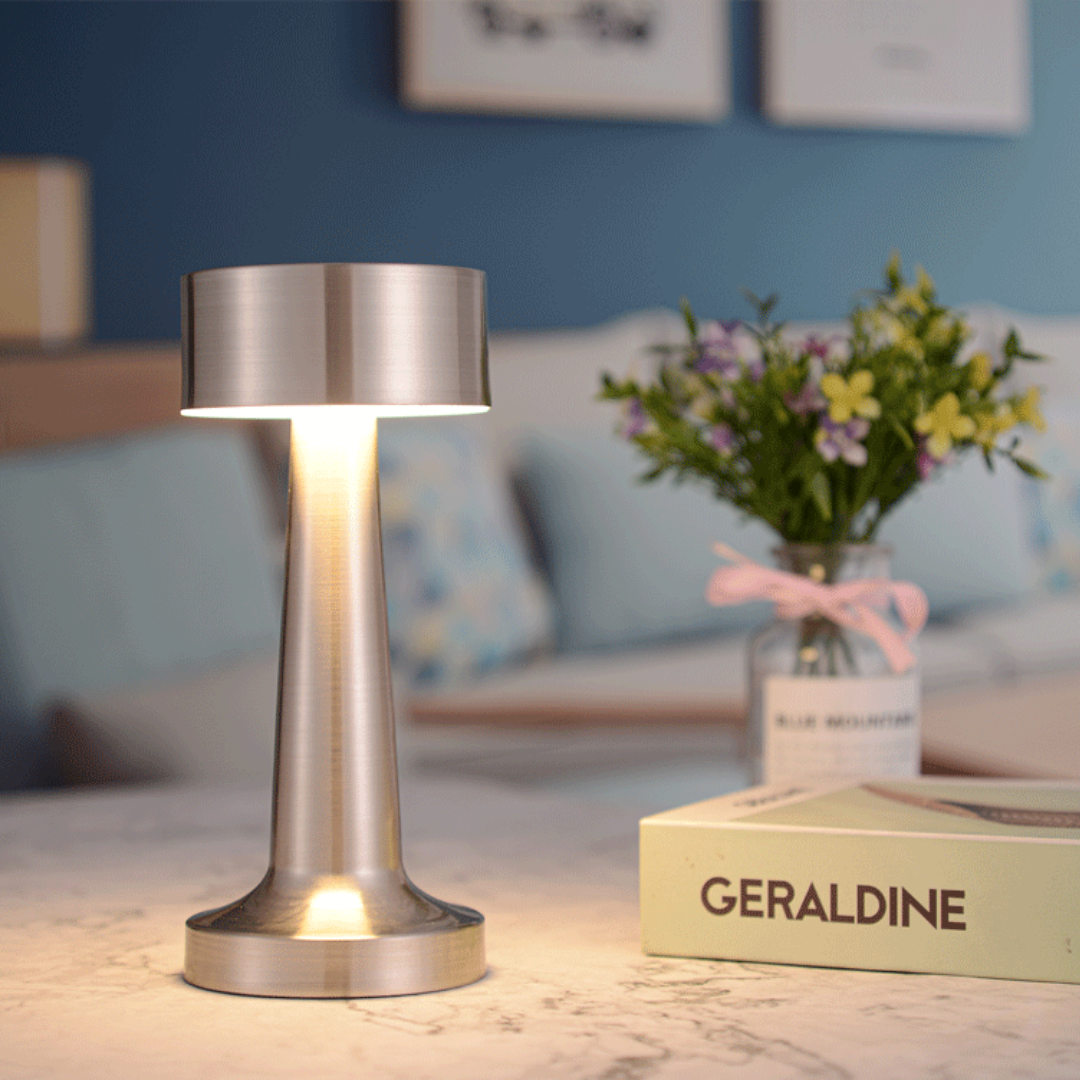 Lismali Home and Decor Dumbbell Cordless Table Lamp