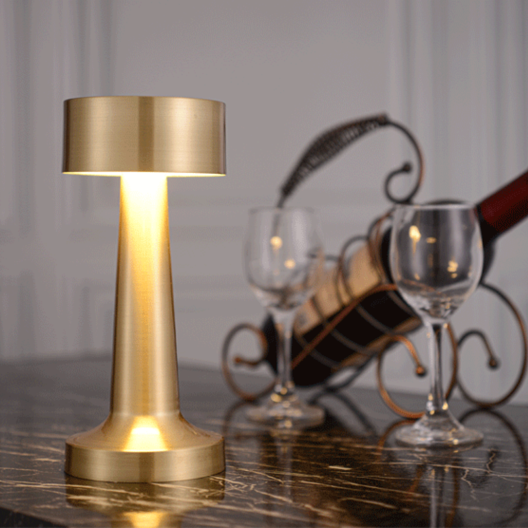 Lismali Home and Decor Dumbbell Cordless Table Lamp
