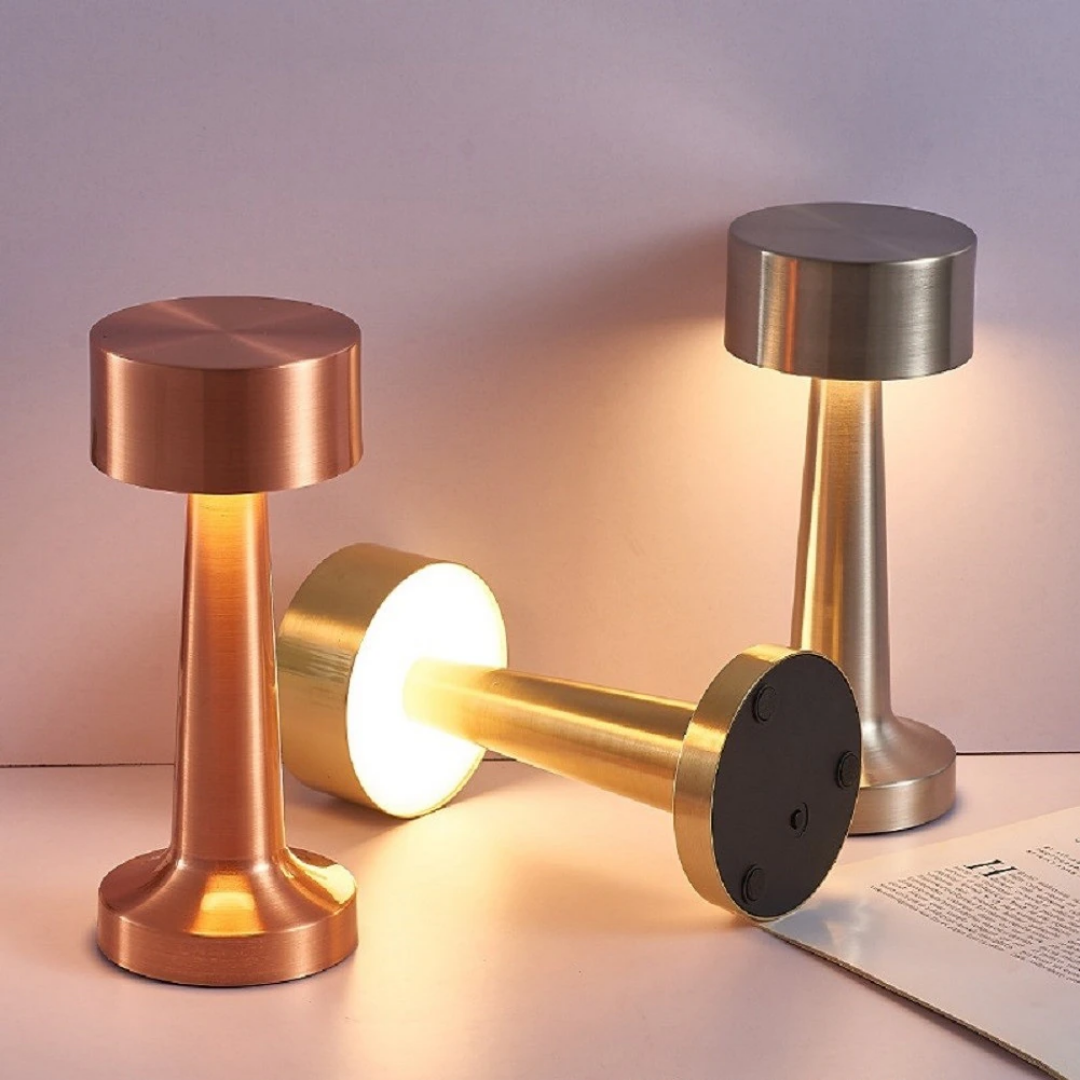 Lismali Home and Decor Dumbbell Cordless Table Lamp
