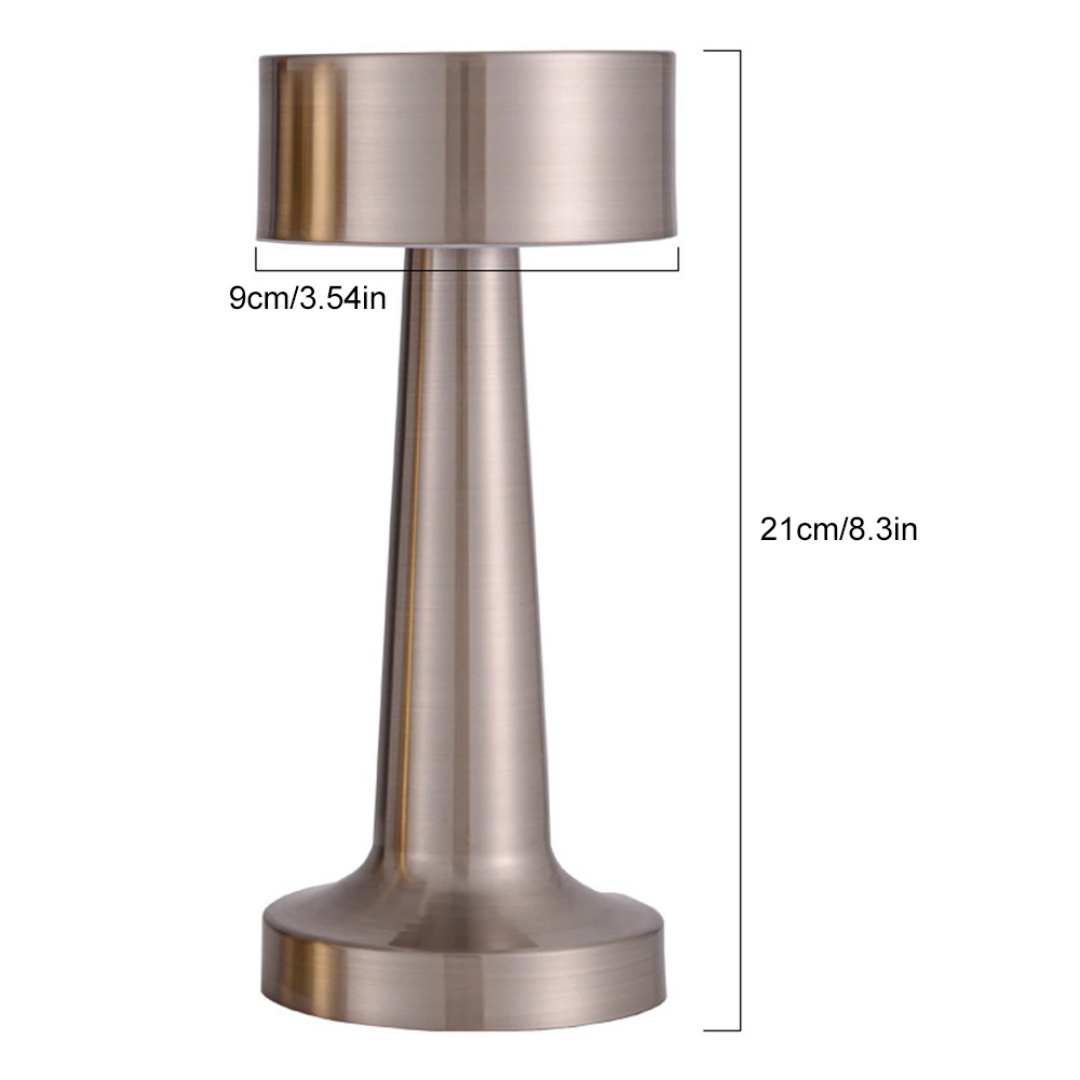 Lismali Home and Decor Dumbbell Cordless Table Lamp