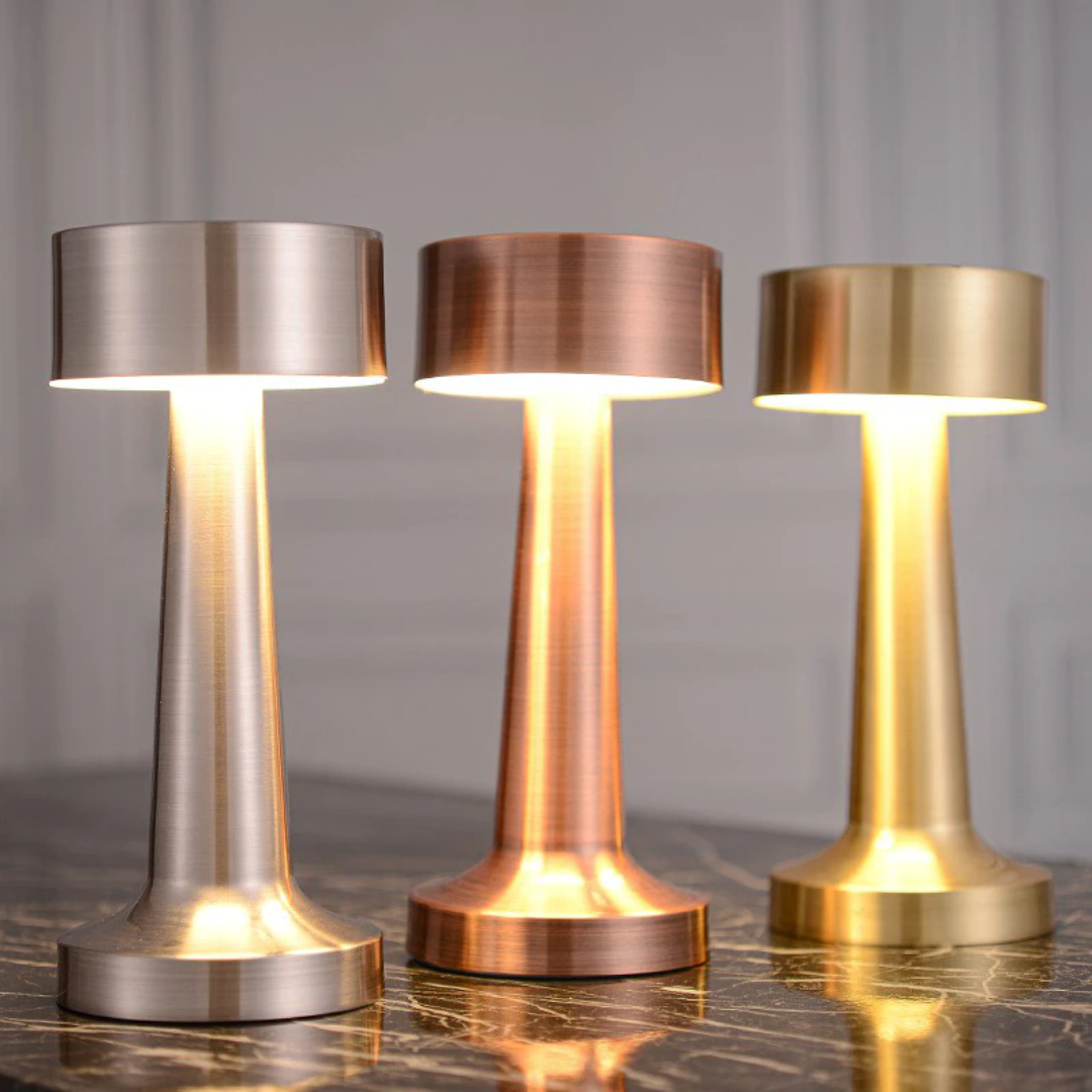Lismali Home and Decor Dumbbell Cordless Table Lamp