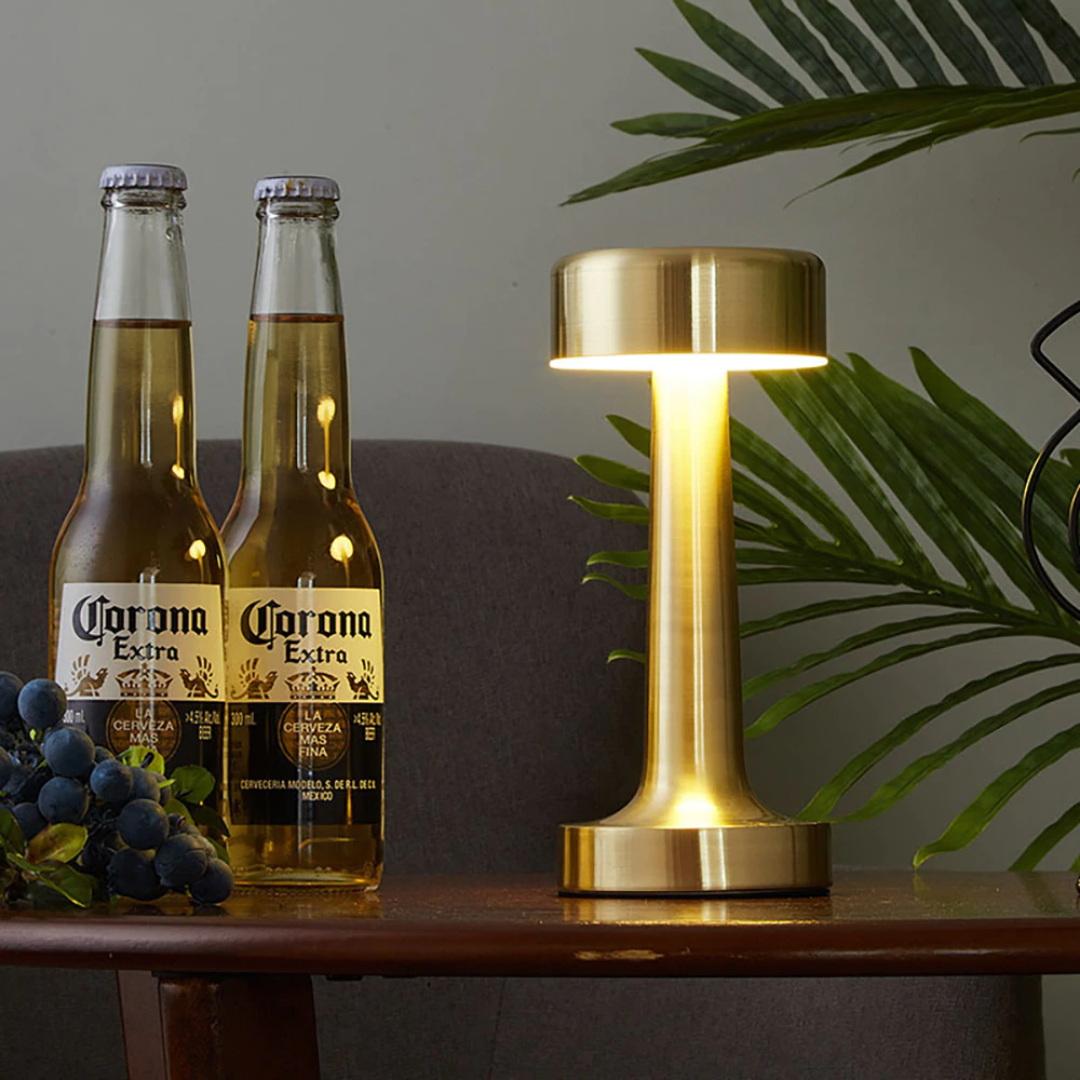 Lismali Home and Decor Dumbbell Cordless Table Lamp